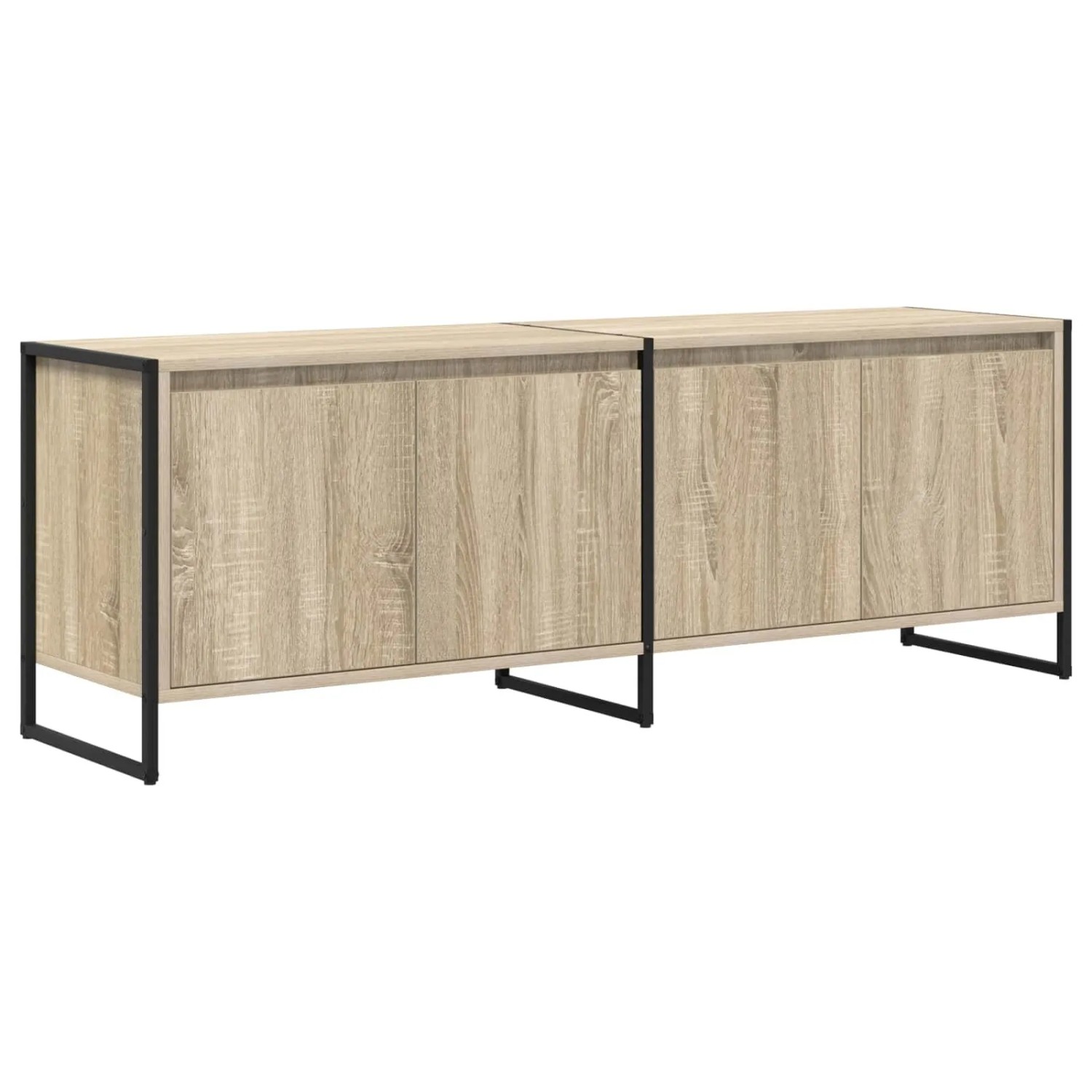 vidaXL TV-Schränk Sonoma 140 x 36 x 49,5 cm Holzwerkstoff 886511 günstig online kaufen