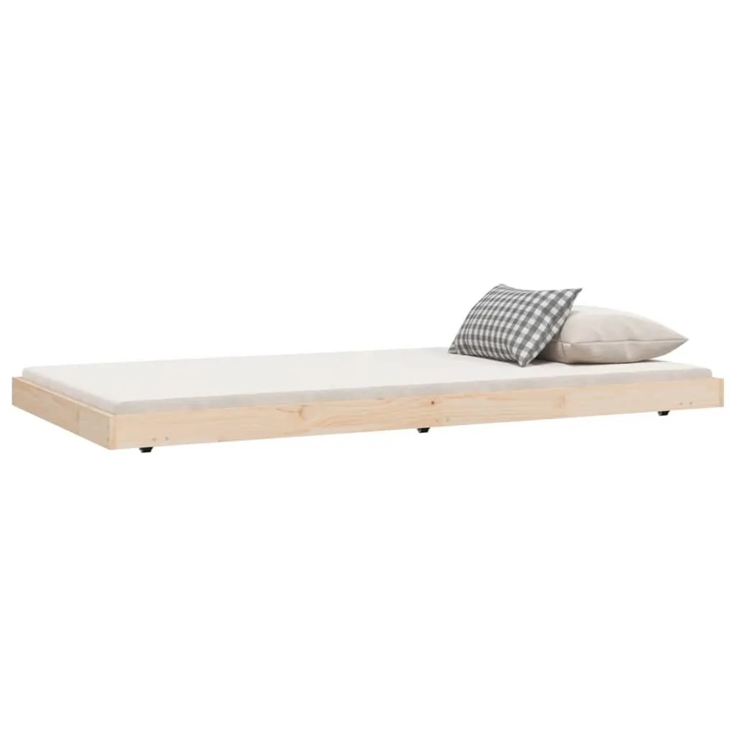 vidaXL Massivholzbett ohne Matratze 80x200 cm Kiefernholz 823499