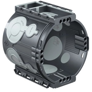 Kaiser ECON VE25 Gerätedose Unterputz, Ø 21,6 cm, für Elektroinstallationen im Neubau.
