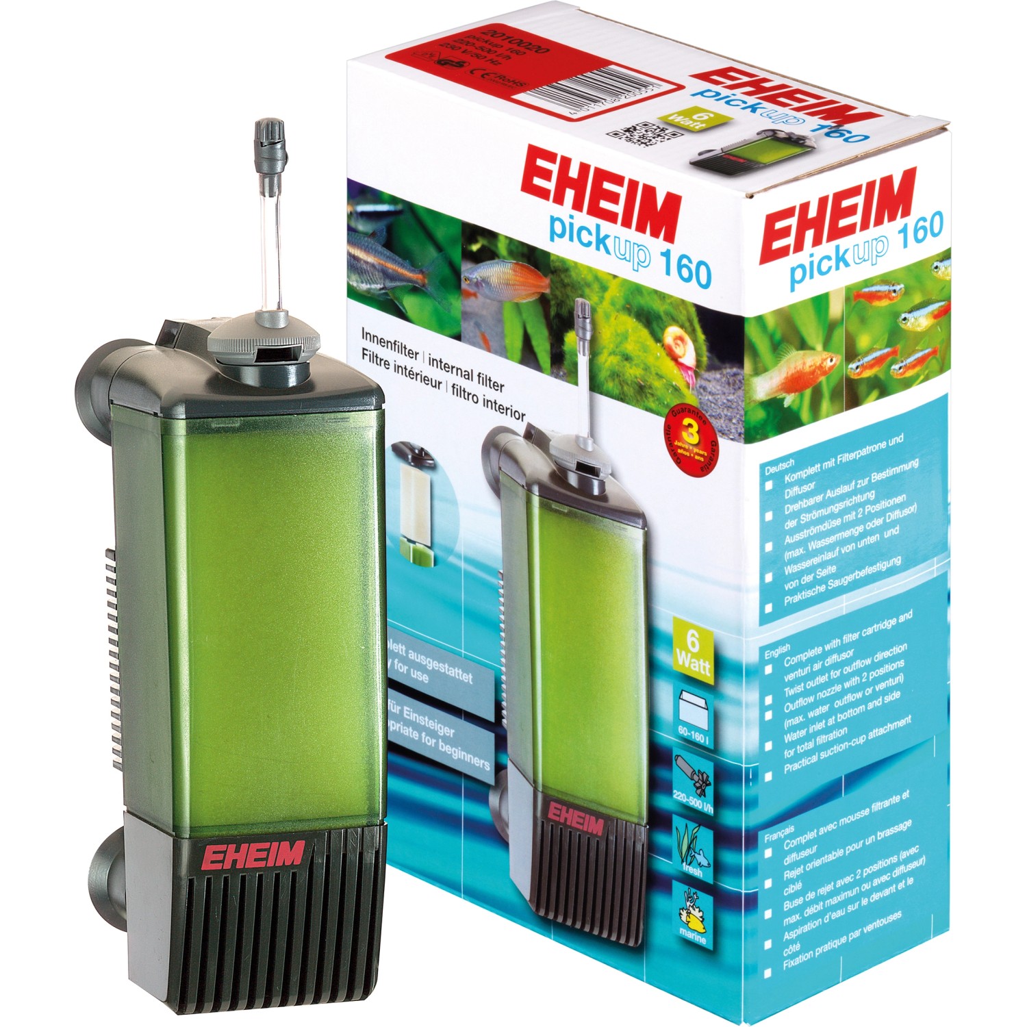 Eheim Pickup 160 Innenfilter für Aquarien bis 160 Liter.