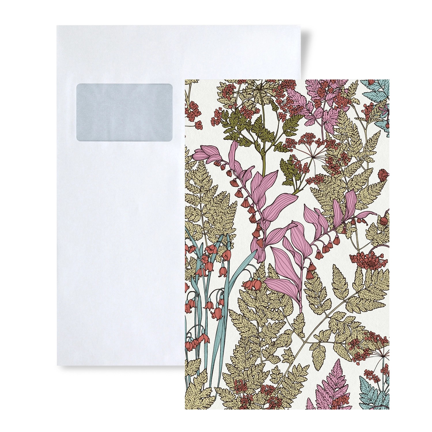 PROFHOME 1 MUSTERSTÜCK S-377513-GU DIN A4 MUSTER der Floral Tapete günstig online kaufen