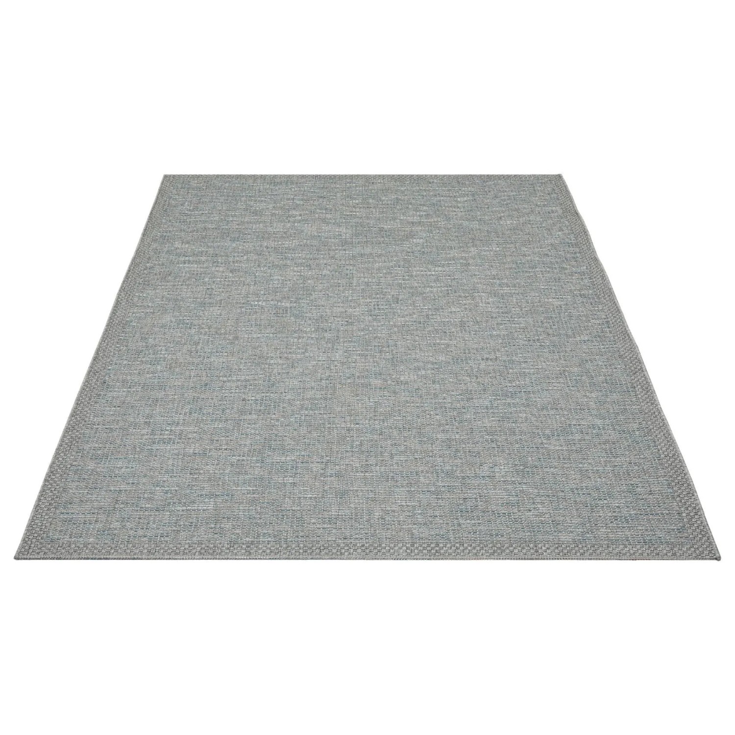 Floornovo Indoor & Outdoor Teppich Türkis Gemustert 220 x 160 cm günstig online kaufen