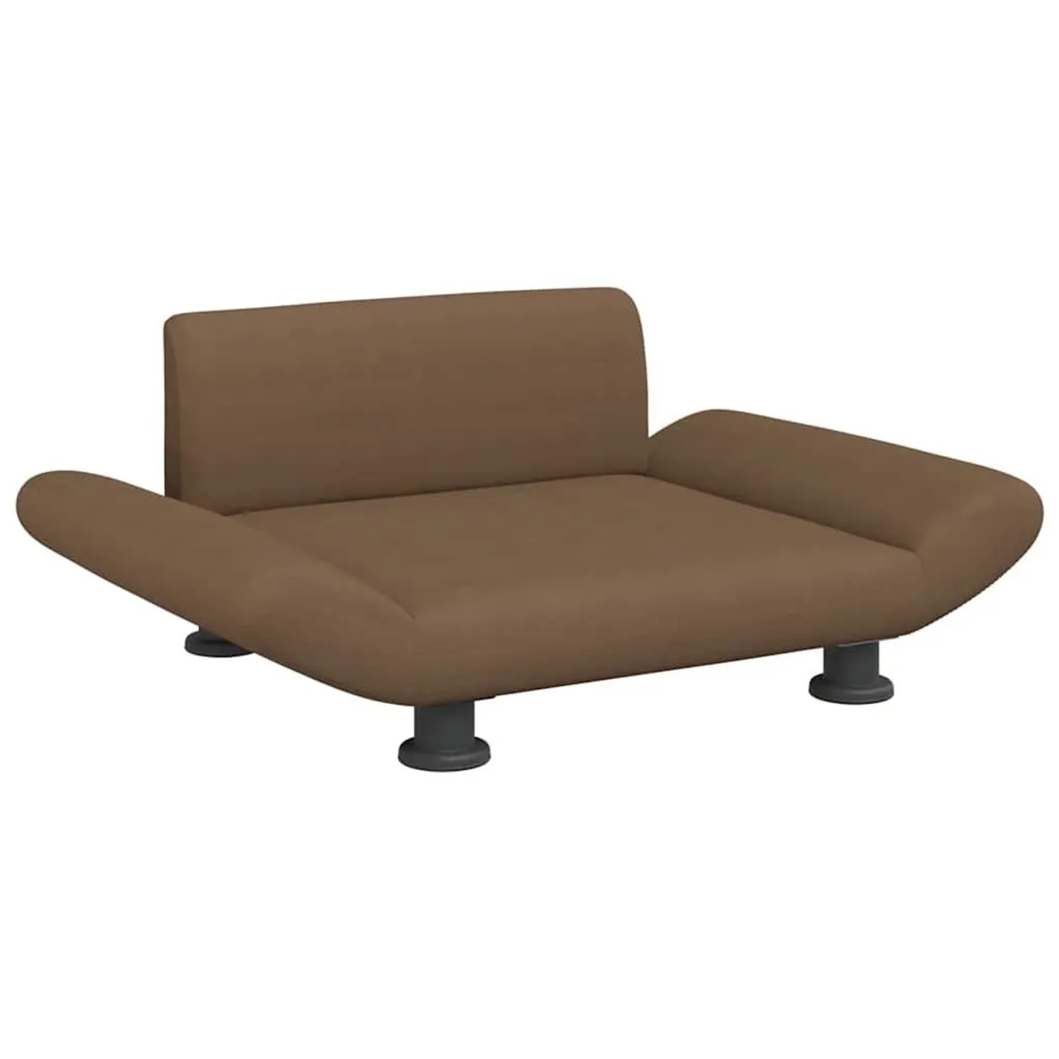 vidaXL Hundebett Braun 70x45x28 cm Stoff 171998
