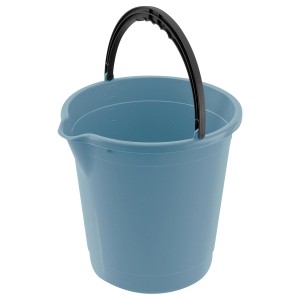 Tontarelli Eimer Classic, 10 l, Nordic Blue, mit Ausguss und Mess-Skala.