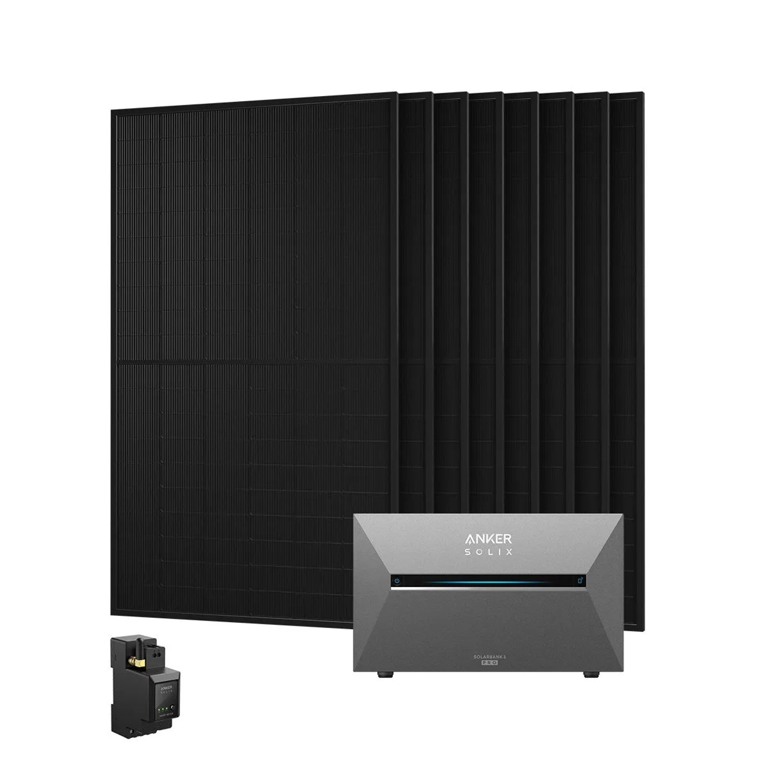 Anker Solix Balkonkraftwerk 4.000 Wp Mit Solarbank 3 E2700 Pro Mit Smart Meter