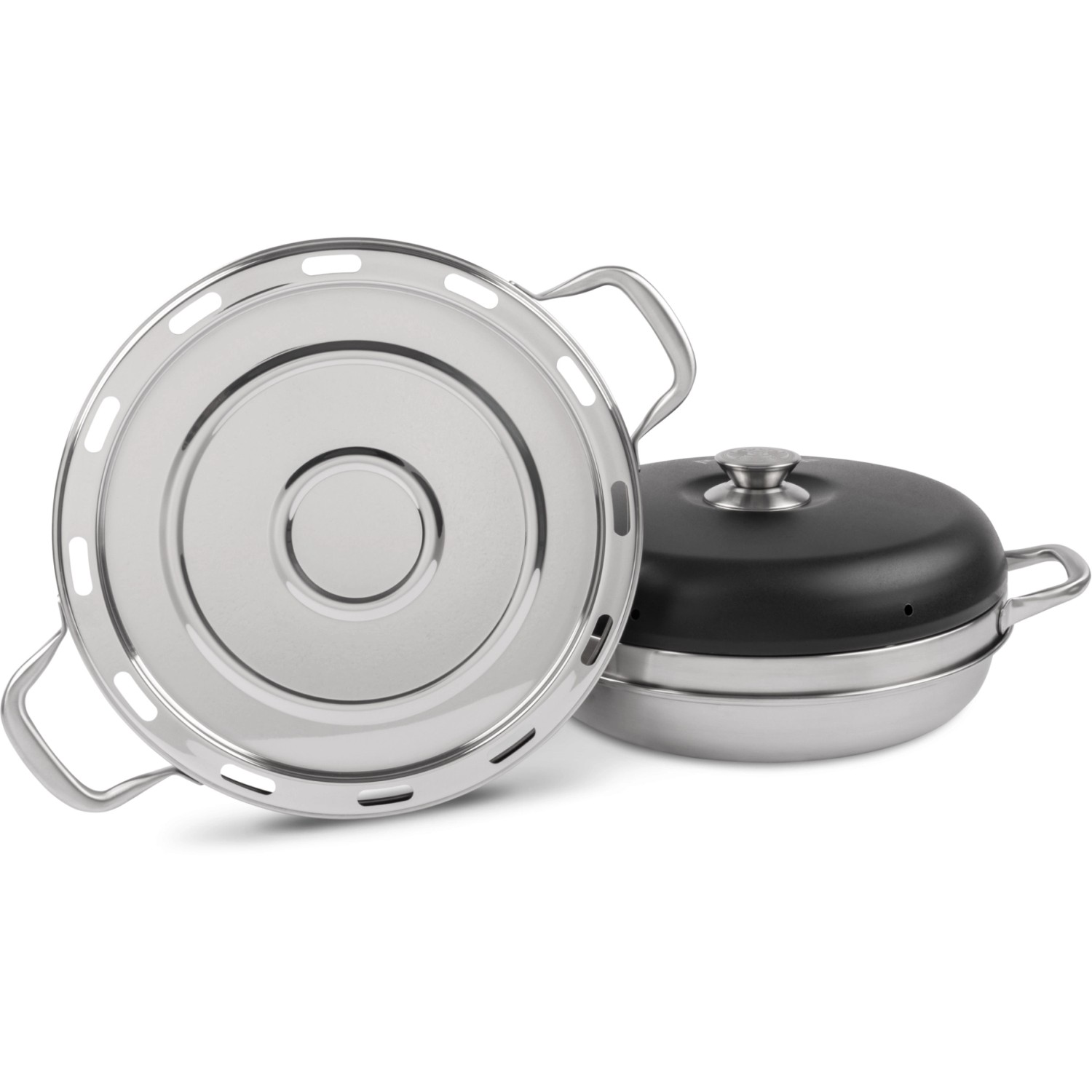 Runder Edelstahl Grillrost 35x35cm - BBQ Grillgitter Für Outdoor