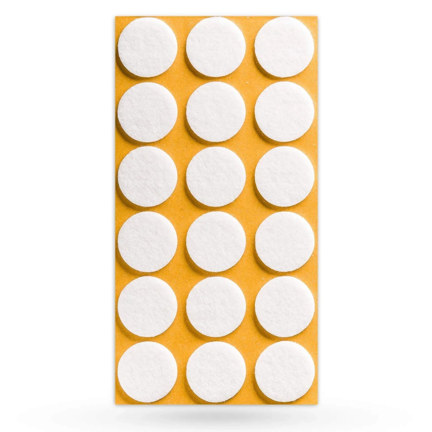 SOTECH Filzgleiter Ø25 x 3 mm Selbstklebend Weiß