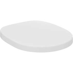 Ideal Standard Connect WC-Sitz, Weiß, aus Duroplast mit Edelstahlscharnieren.