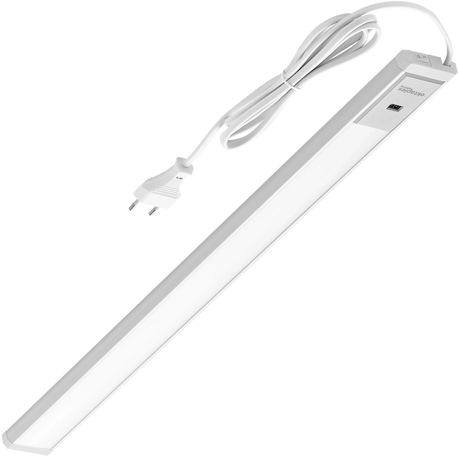 Oktaplex Riva Motion Unterbauleuchte LED Dimmbar mit Hand-Sensor 57,5 cm 10,2W Neutralweiß 4000K Lichtleiste Küche Flach