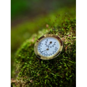 Pergart Hygrometer zur Temperatur- und Luftfeuchtigkeitsmessung im Gewächshaus.