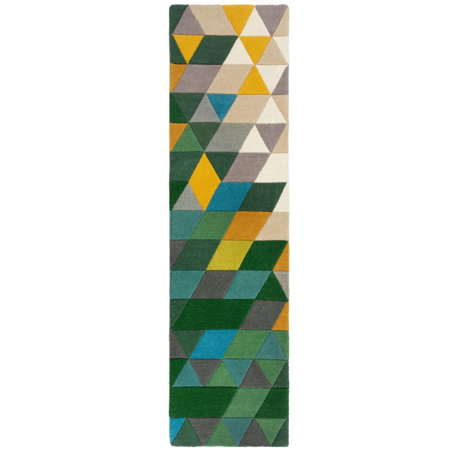 Flair Rugs Wollteppich Prism 60 cm x 230 cm Mehrfarbig