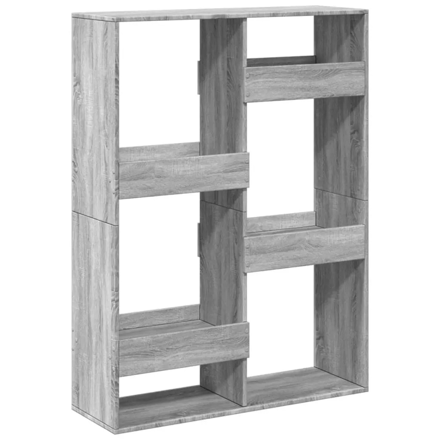 vidaXL Raumteiler Grau Sonoma 100x33x135 cm Holzwerkstoff 3309560
