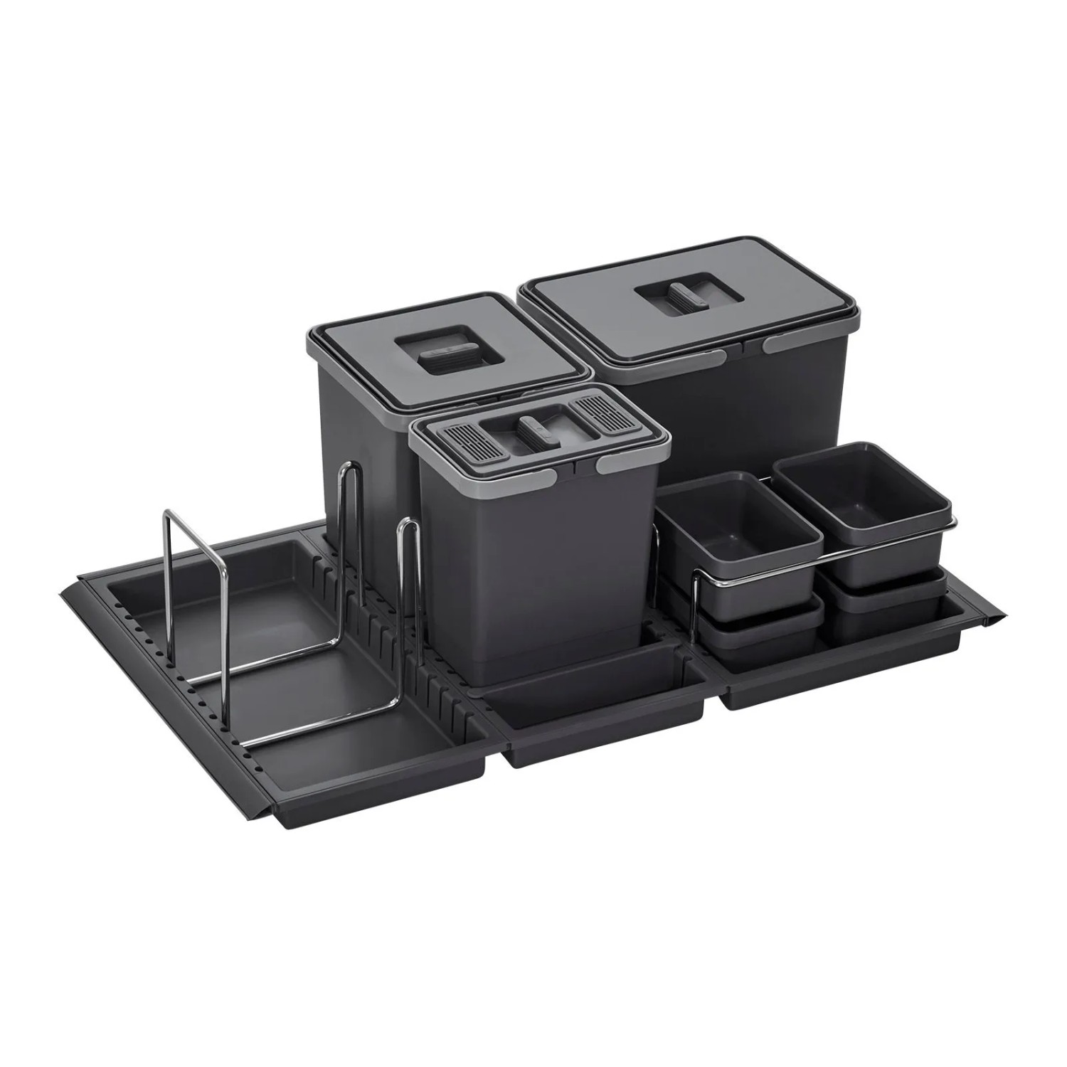 SOTECH Abfallsammler Mülleimer Metropolis 15L 10L 6L mit Deckel Abfallsyste günstig online kaufen