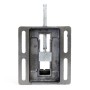 Robuster Wiltec Maschinenschraubstock aus Gusseisen, 100mm Spannweite, für präzises Spannen in der Werkstatt.