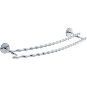 CMI Doppel-Badetuchhalter S 300 Chrom, 60 cm, zur Wandmontage.