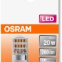 Osram G9 LED-Leuchtmittel, 1,9 W, warmweiß, 200 lm. Kompakte LED Lampe für G9 Fassung.