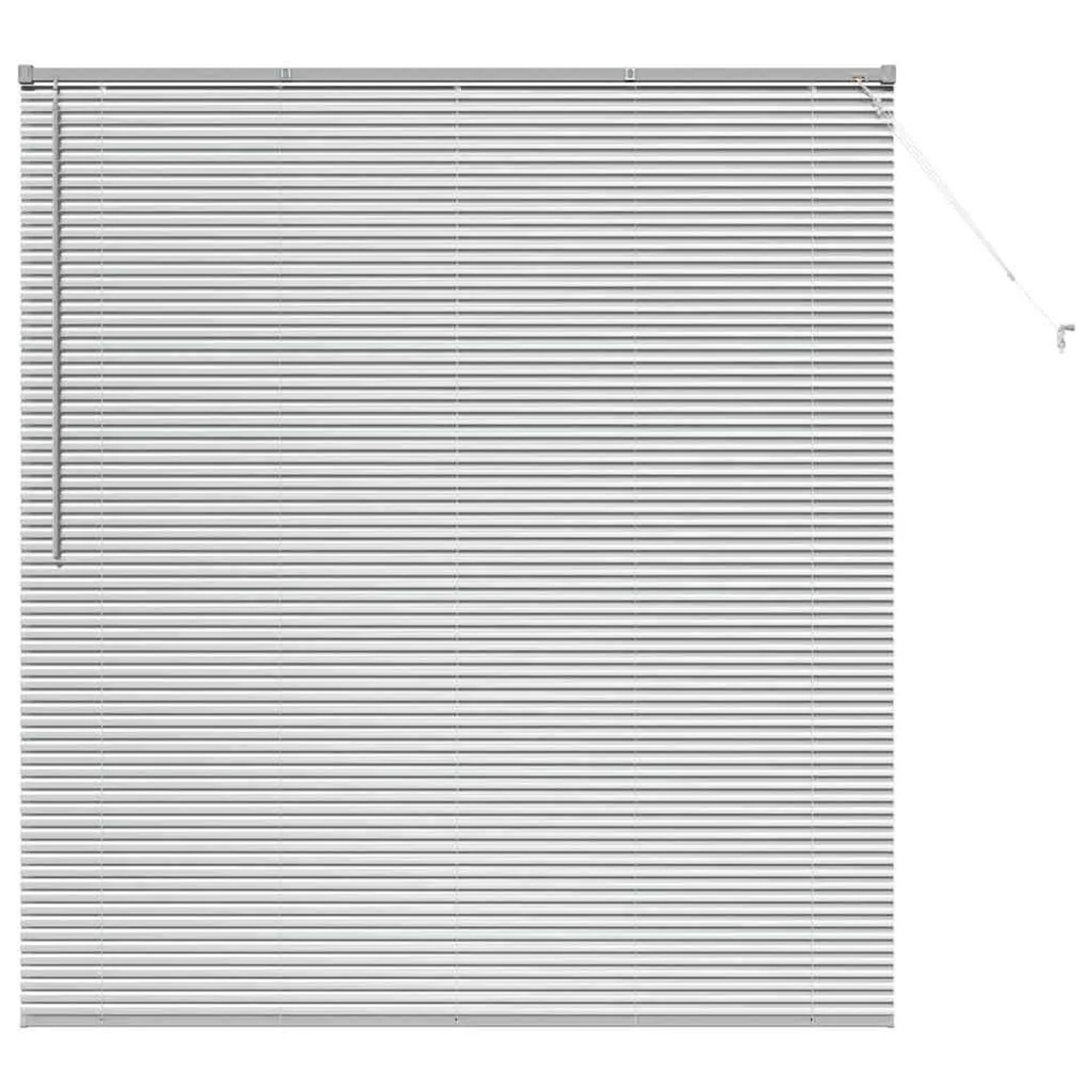 vidaXL Balkenjalousien mit Vorhängen Silber 175 x 160 cm Aluminium 42005934 günstig online kaufen