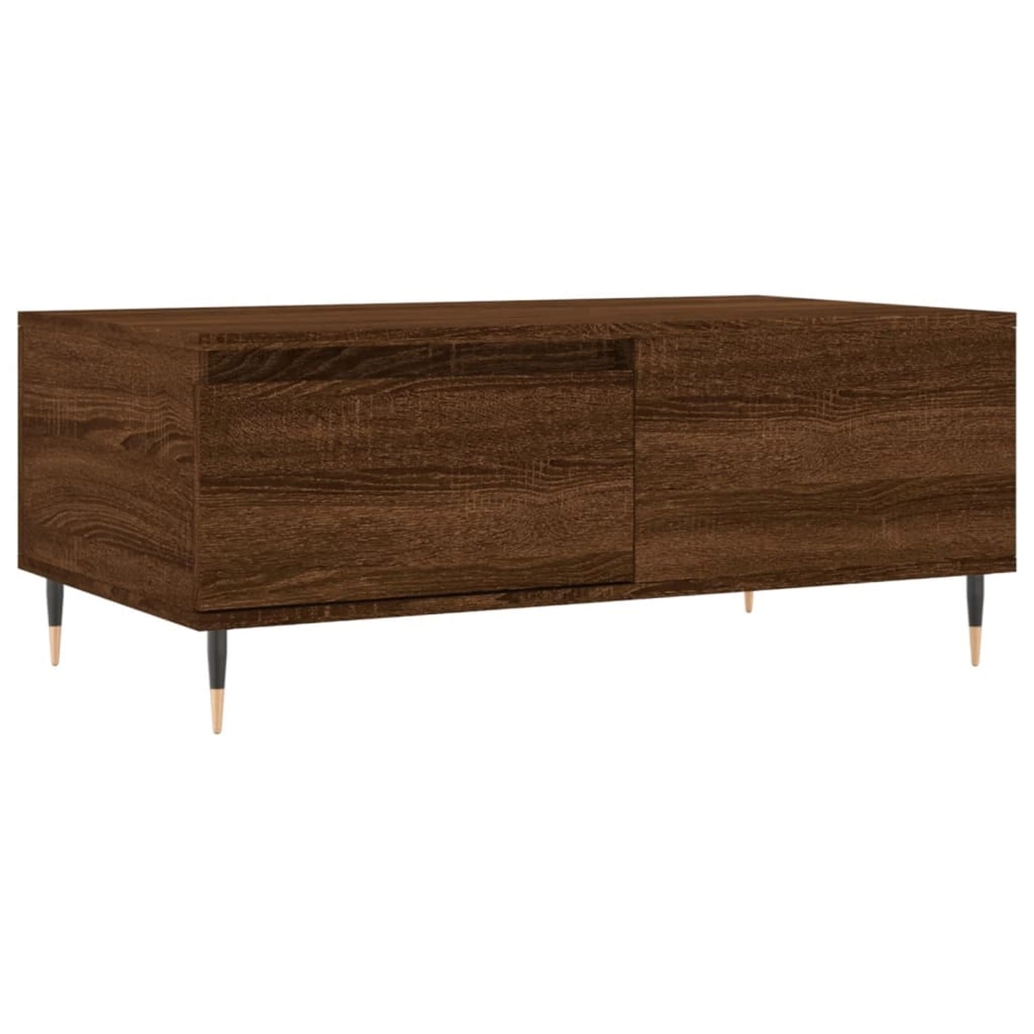 vidaXL Couchtisch Braun Eichen-Optik 90x50x36,5 cm Holzwerkstoff Modell 15 günstig online kaufen