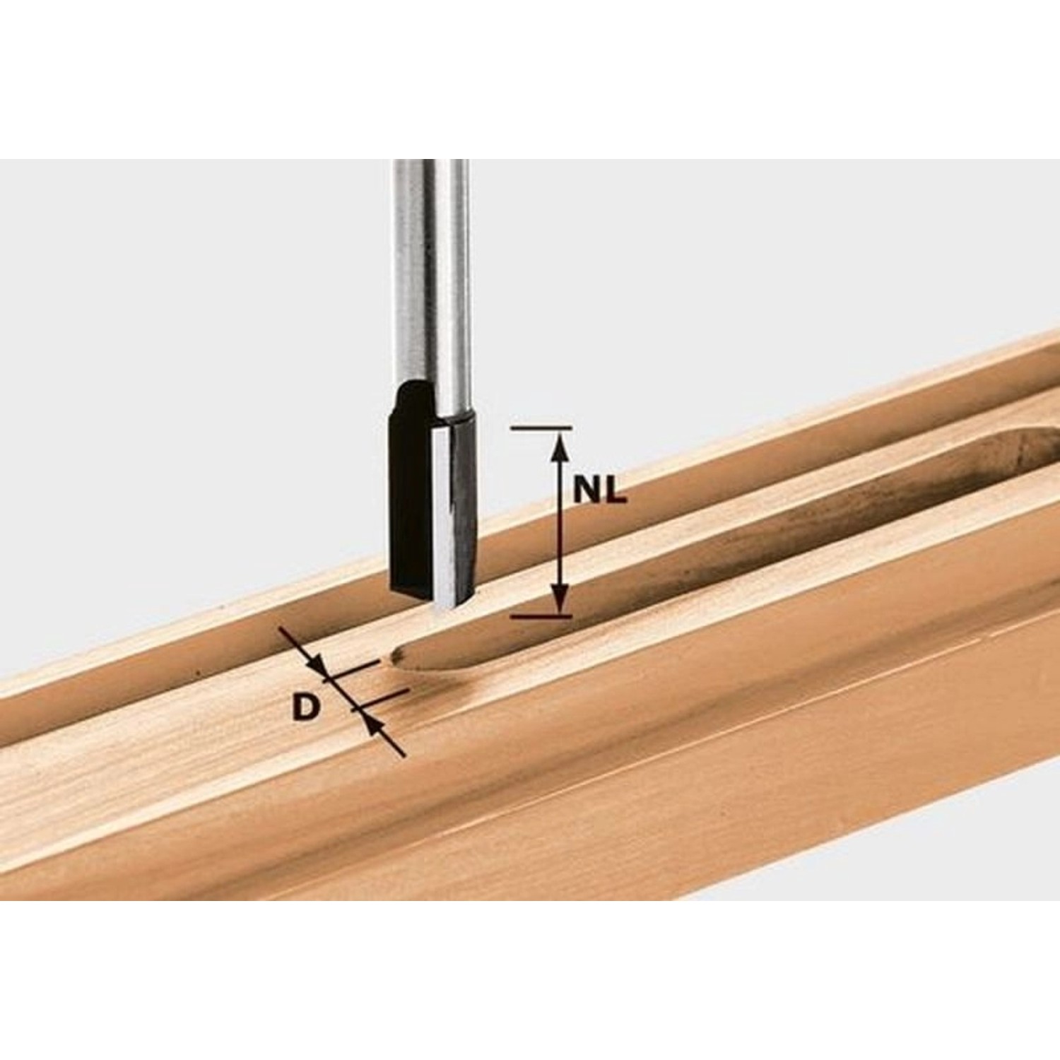 Festool Nutfräser HW S12 D22/45 - 491094