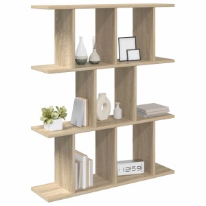 vidaXL Wandregal Sonoma-Eiche 80 x 20 x 96 cm Holzwerkstoff 8012206