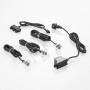 Lindby Gracelle LED Bodeneinbaustrahler 3er Set aus Aluminium für den Außenbereich.