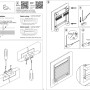 Montageanleitung für Gardinia Plissee Concept Thermo Abdunklung, 60x130 cm, Weiß.