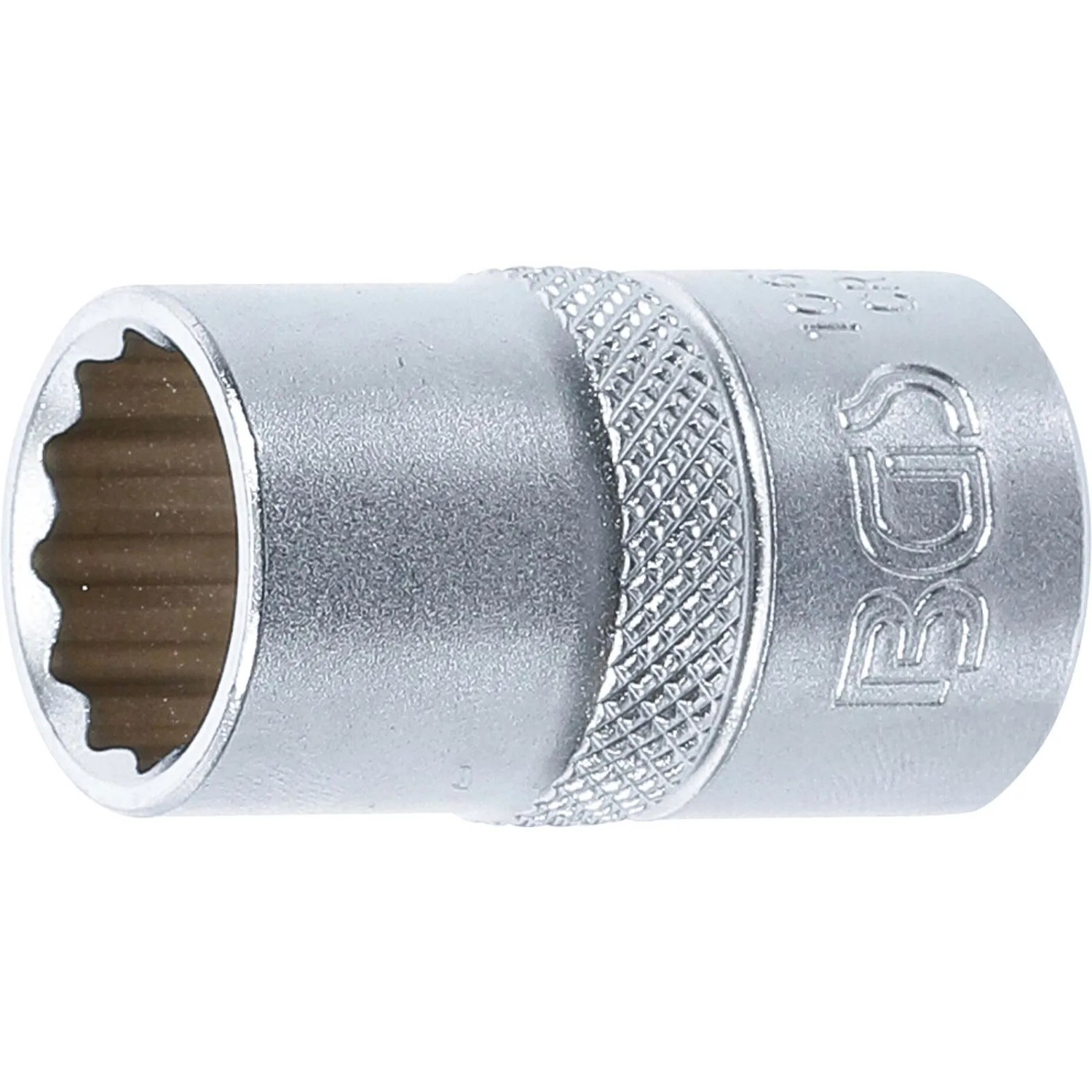 BGS Steckschlüssel Einsatz Zwölfkant Antrieb Innenvierkant 12 5 Mm  1 2 Zoll  SW 15 Mm 10635