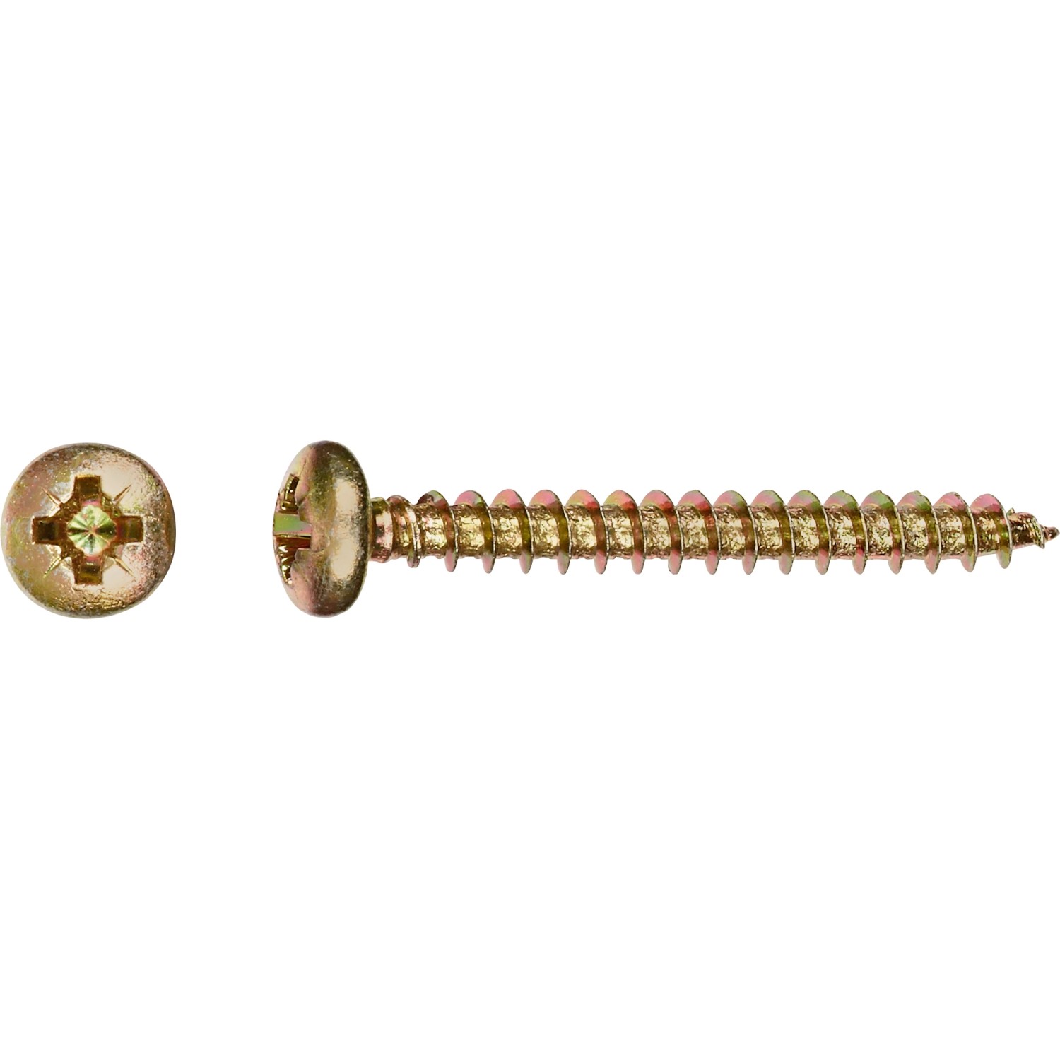 LUX Halbrundkopf Universalschraube PZ-Antrieb Ø 4,5 mm x 30 mm 80 Stück