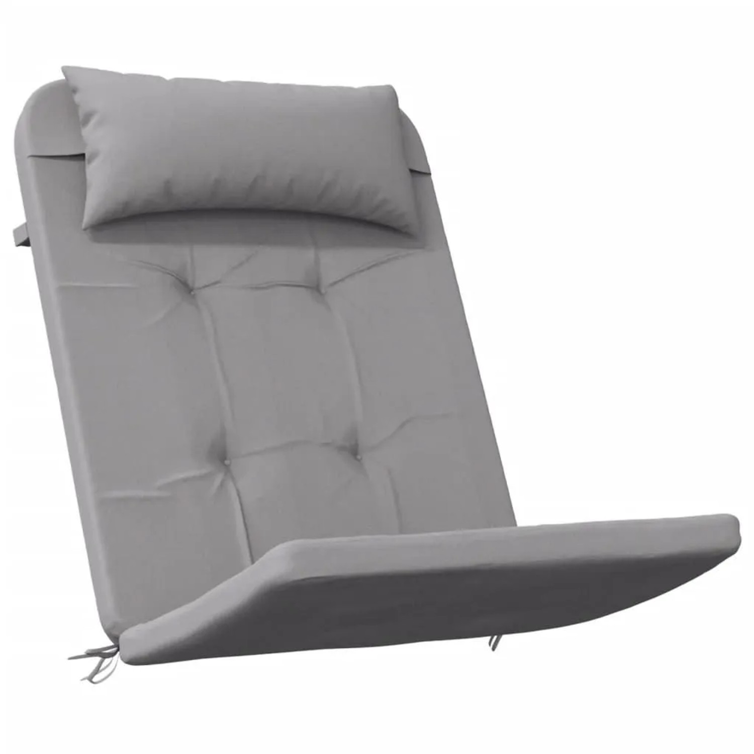 vidaXL Adirondack-Auflagen 2 Stk Grau Oxford-Gewebe 361831