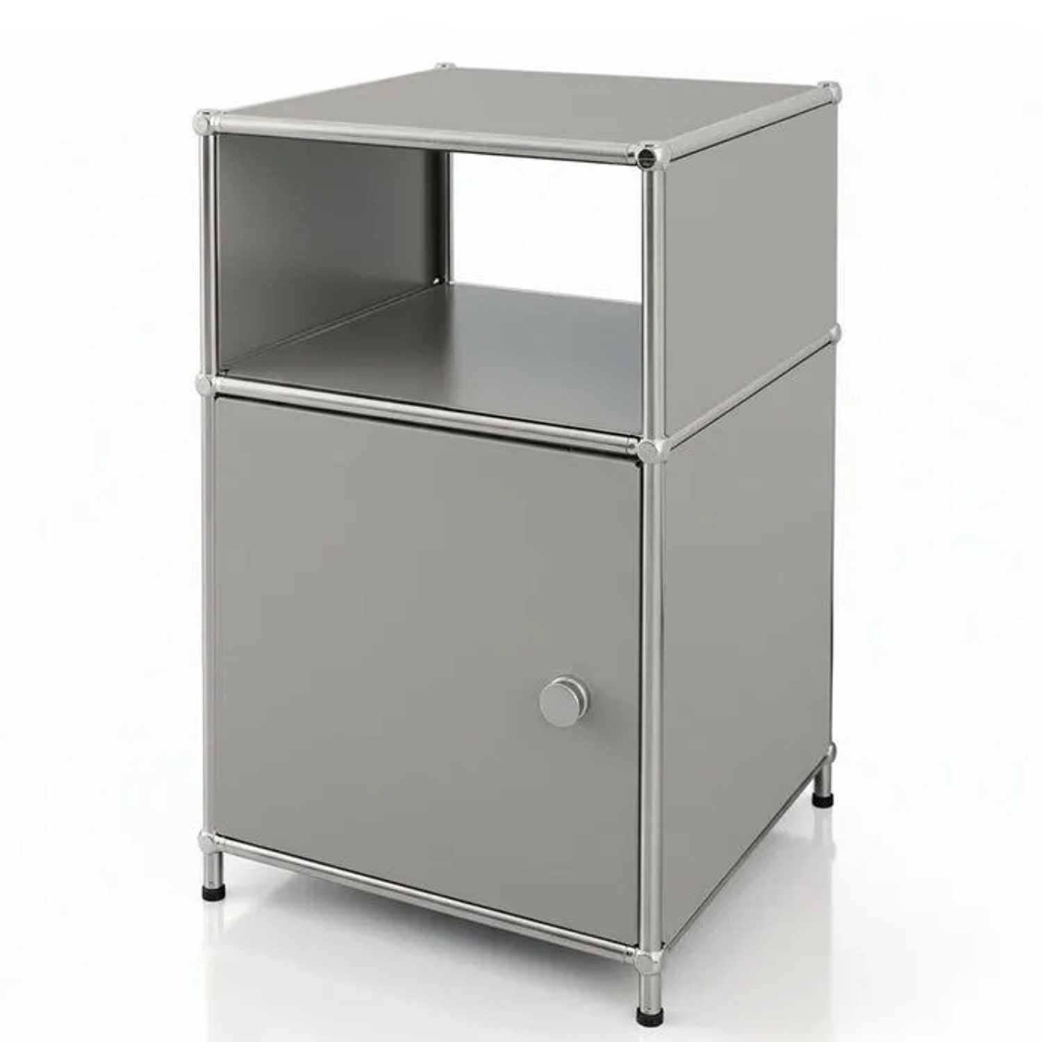 Floordirekt Metallregal Concept Epure MK-040 3 Ebenen 40 x 40 x 65 cm Grau günstig online kaufen