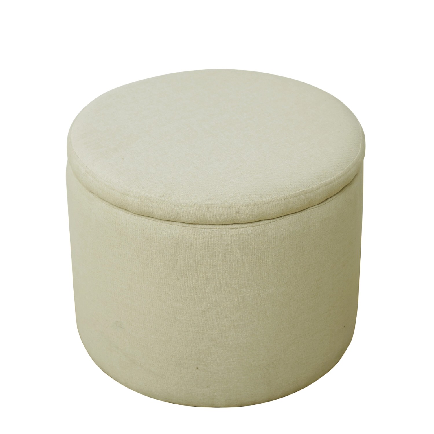 Svita Amber Aufbewahrungsbox Mit Deckel Hocker Mit Stauraum Sitzhocker Stoff Beige