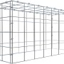 Gabiona Anbaukorb Typ 3, 40x80x30 cm, Maschenweite 10x10 cm, aus verzinktem Drahtgitter.