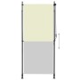 Cremefarbenes vidaXL Außenrollo 100x270cm mit Handkurbel für Balkon & Terrasse.