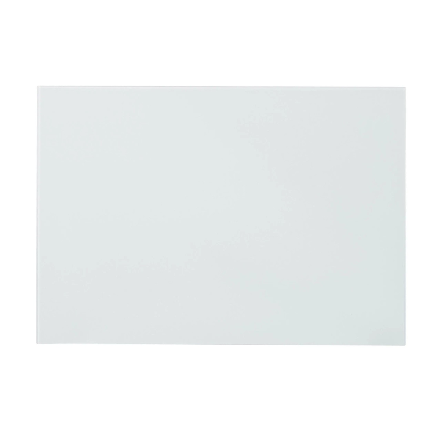 Relaxdays Glas Magnetboard Sicherheitsglas Weiß Magnetisch 60 cm x 40 cm
