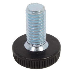 Stellschraube M8, 20 mm x 20 mm, für Rohre, Kunststoff mit Stahlgewinde.