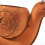 Kobolo Pflanzobjekt Schnecke SNAIL aus Metall, 31x19x26 cm. Dekorative Gartenfigur, Pflanztopf.