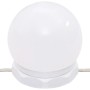 Detailaufnahme LED-Leuchte für vidaXL Schminktisch, warmweiß/kaltweiß.