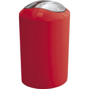 Roter Kleine Wolke Kosmetikeimer Glossy mit Schwingdeckel, 5 Liter.