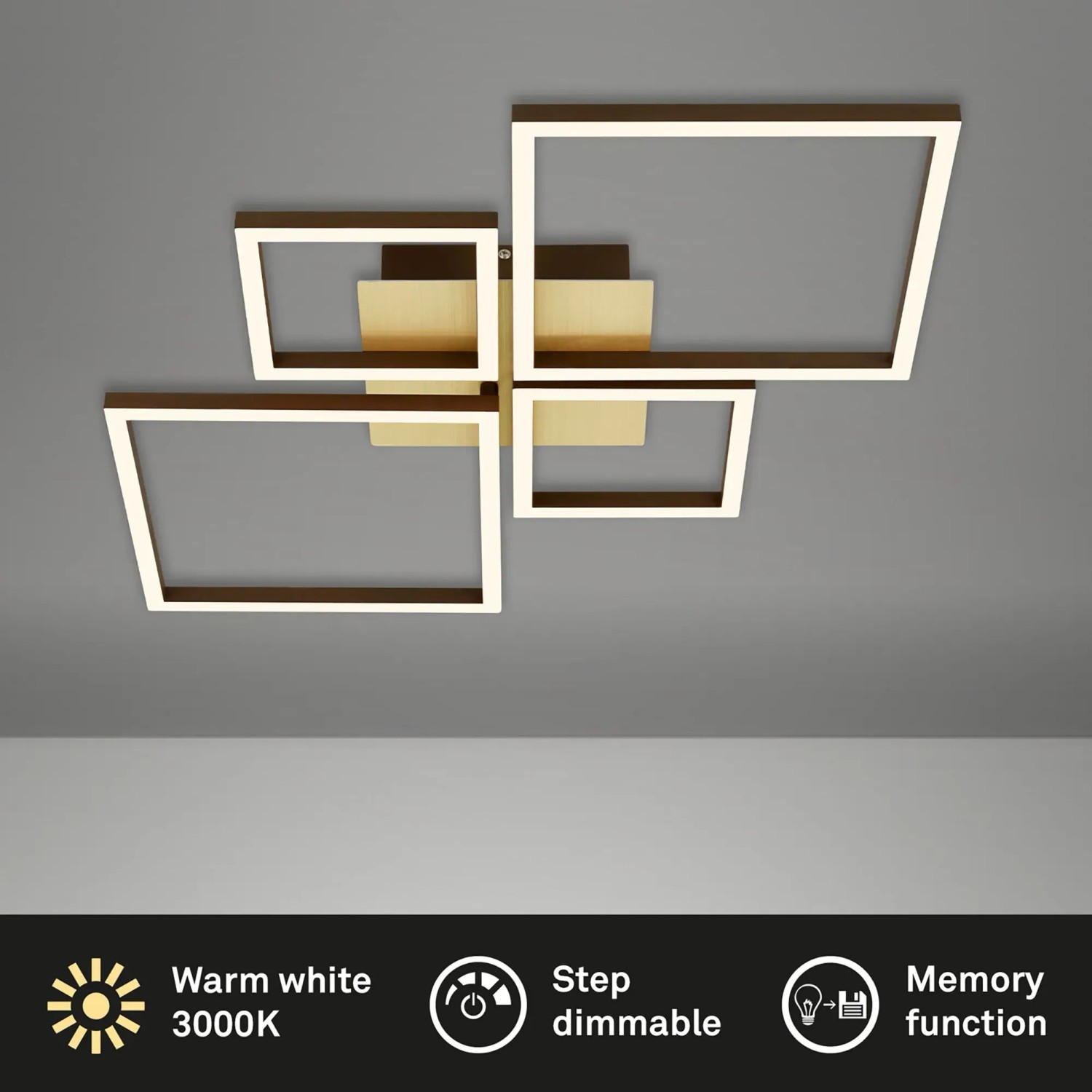 Brilo Led Deckenleuchte Dimmbar