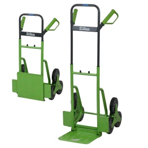 TRUTZHOLM Sackkarre, klappbar und höhenverstellbar, mit Treppenrädern und großer Ladefläche.