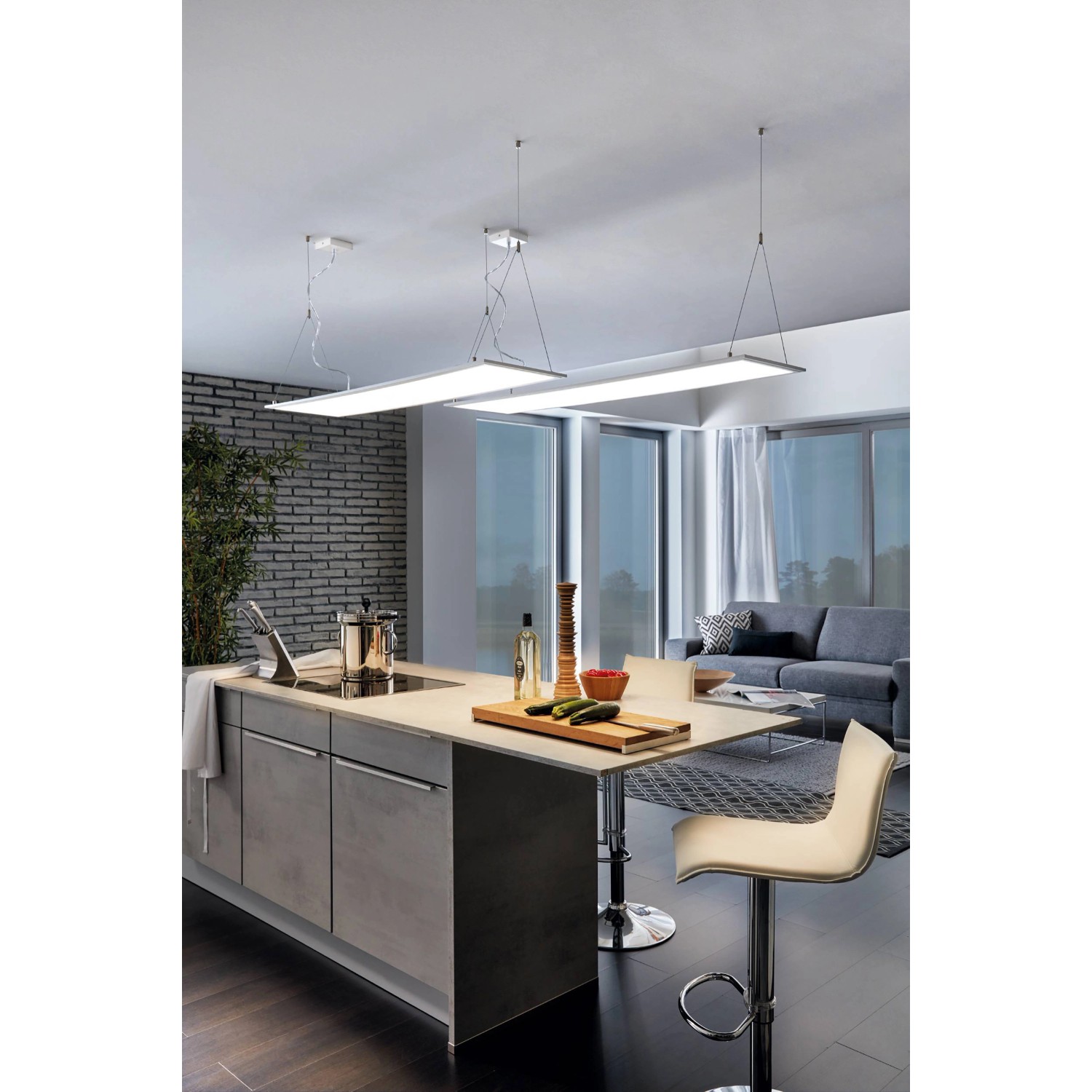 EGLO Baldachin SALOBRENA 1 Zubehör, weiß transparentes Kabel (L 2000mm) für Schienensysteme.