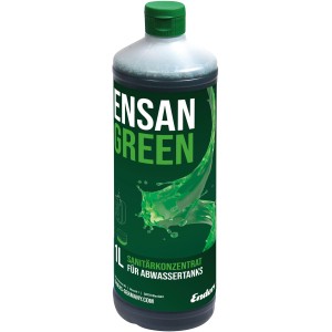 Enders Ensan Green Sanitärflüssigkeit, 1 Liter Flasche für Campingtoilette.