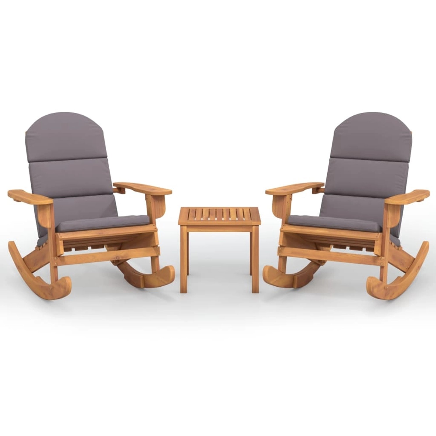 vidaXL 3-tlg Garten-Lounge-Set Adirondack Massivholz Akazie Modell 1 günstig online kaufen