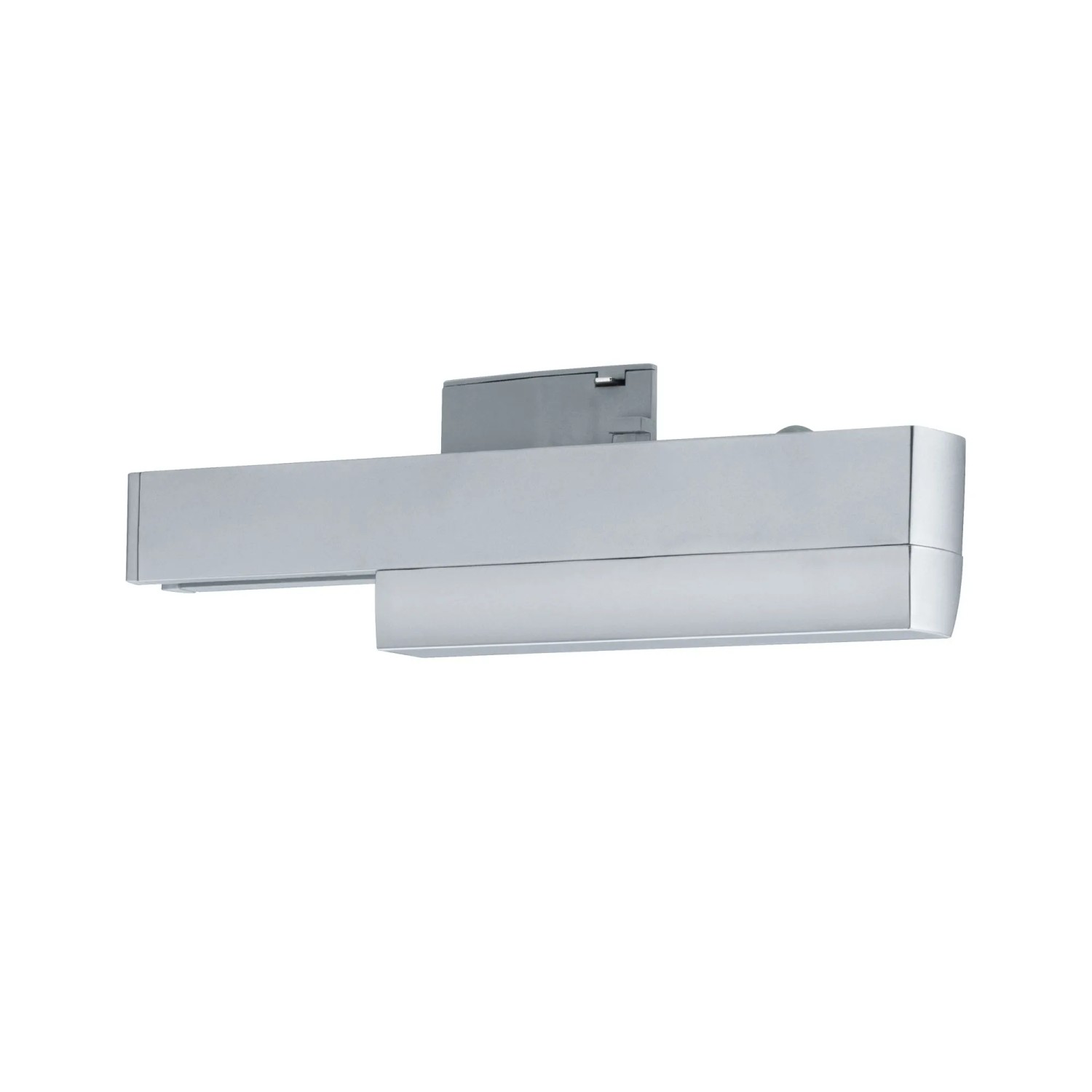 Paulmann URail Spotadapter, Chrom matt, für Schienensysteme, Zigbee Smart Home kompatibel.