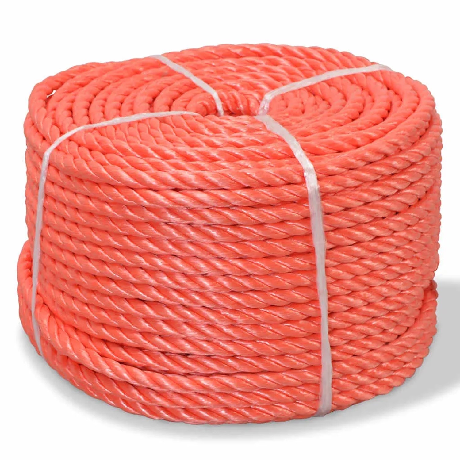 vidaXL Polypropylenseil 16 mm 100 m Orange 143840