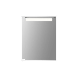 Jokey Spiegelschrank Cento, 50x65 cm, alufarben mit LED-Beleuchtung.