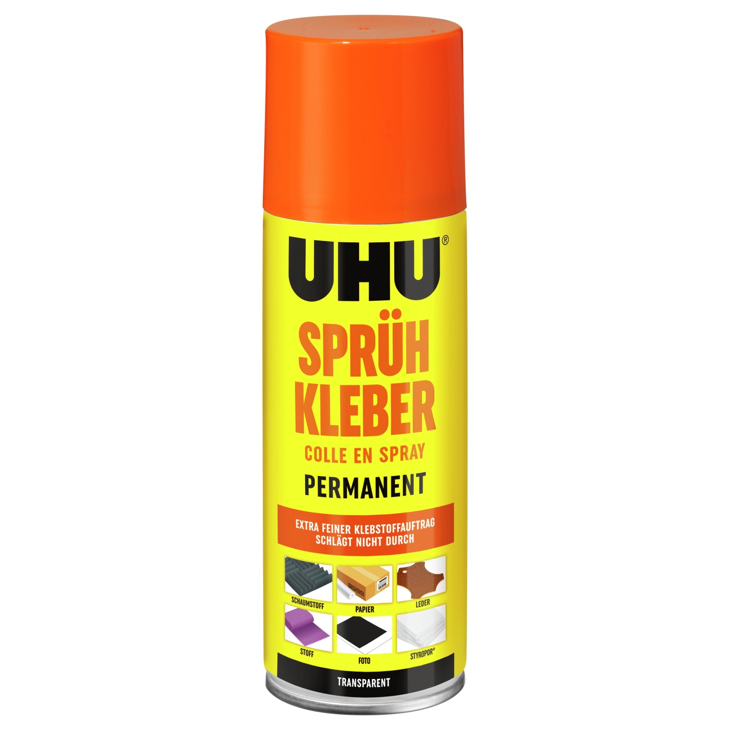 Uhu Sprühkleber Permanent Transparent 200 ml günstig online kaufen