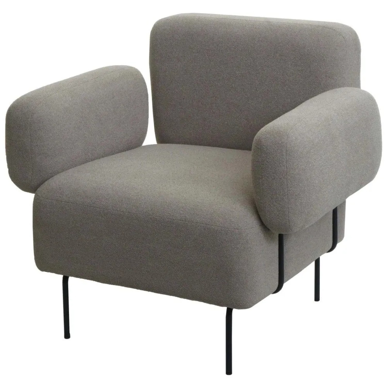 MCW Lounge-Sessel L83 Grau