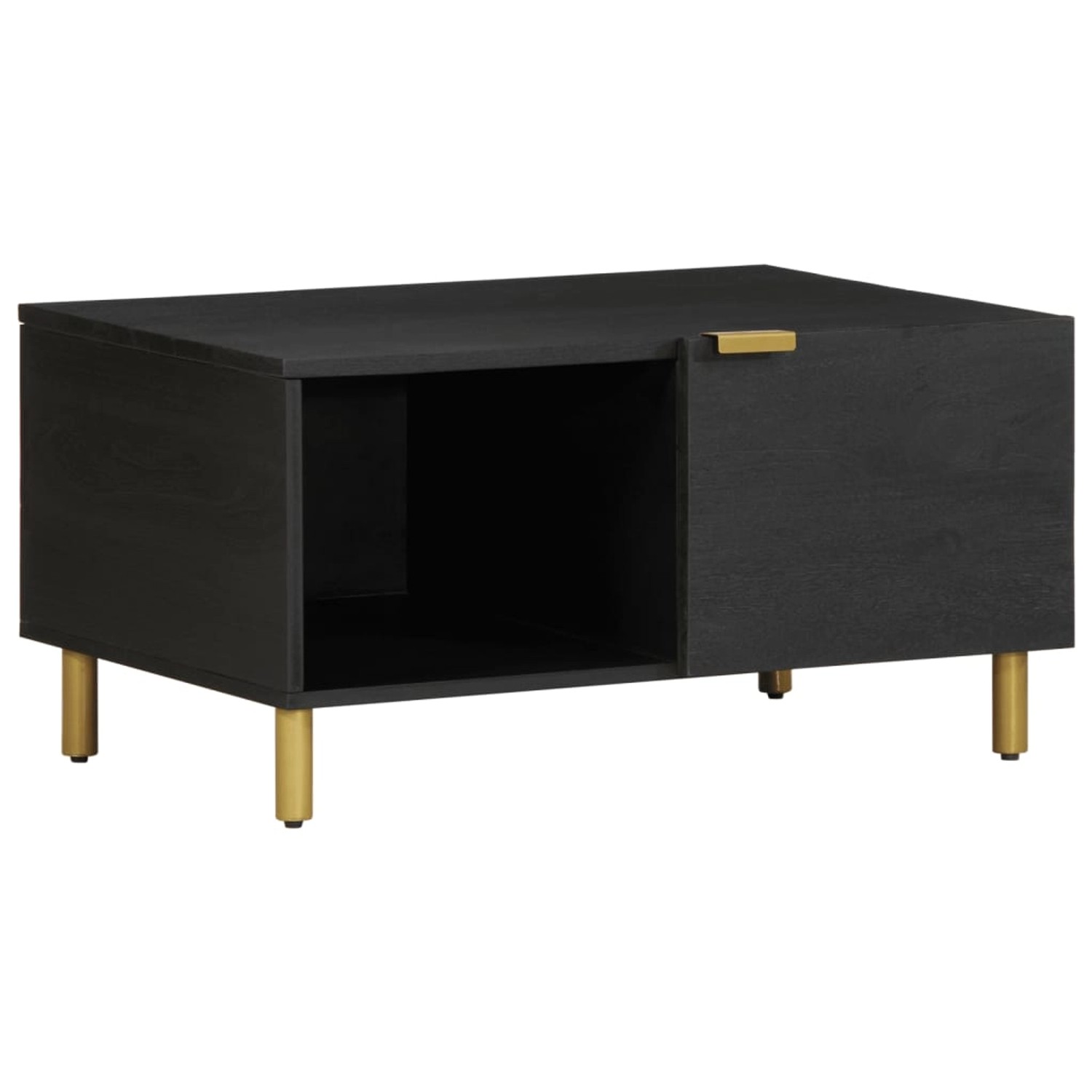 vidaXL Couchtisch Schwarz 80x50x40 cm Holzwerkstoff 4017652 günstig online kaufen