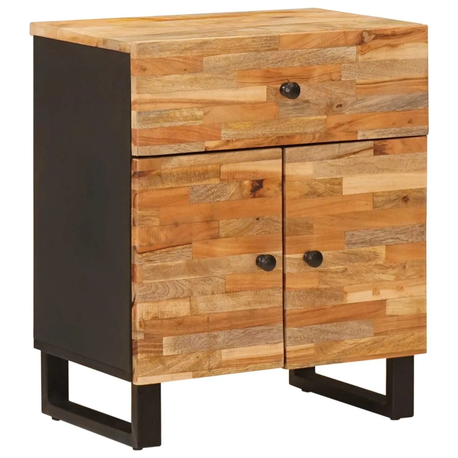 vidaXL Bettkasten Braun 50 x 33 x 60 cm Massivholz Mango 4018307